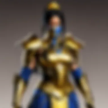 Kitana's Regal Gold Armor