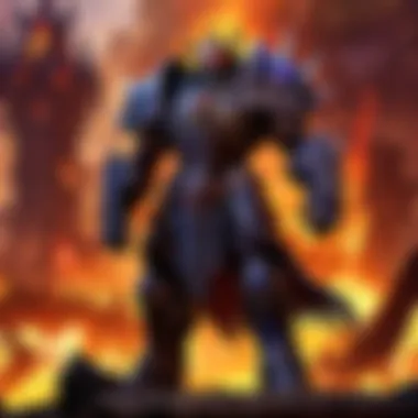 Confronting the Burning Legion A fierce battle between players and the Burning Legion forces