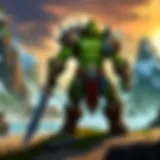 A panoramic view of the Broken Isles showcasing the dramatic landscapes