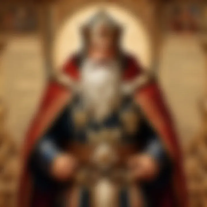 Intricate design of a vintage scroll representing historical nuances of lord titleship