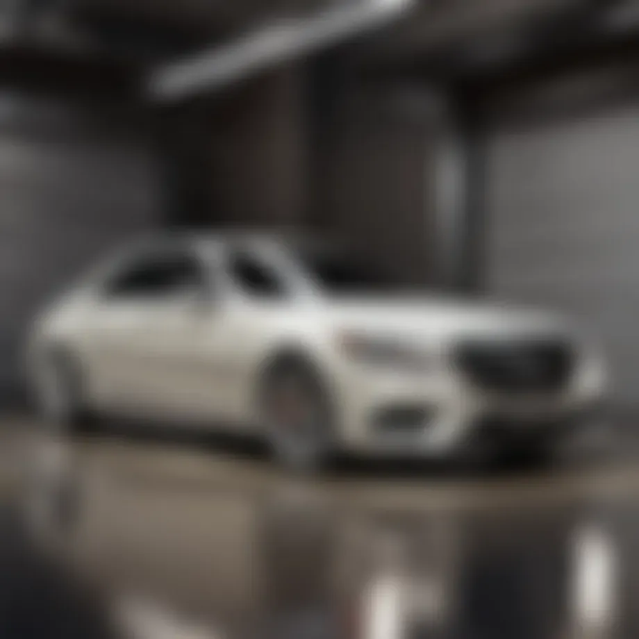 Luxurious Car Display in Spacious Garage