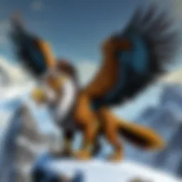 Majestic Gryphon in Flight