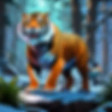 Majestic Swift Spectral Tiger in Enchanted Forest