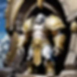 A lavish treasure hoard in a fantasy setting