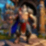 A character in World of Warcraft reaching max level