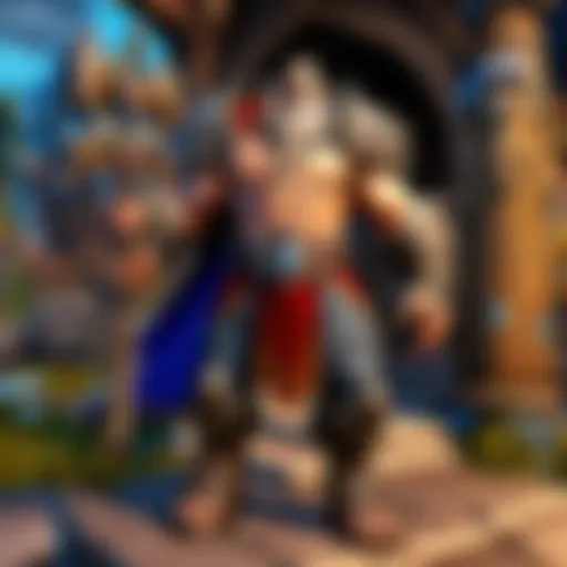 A character in World of Warcraft reaching max level