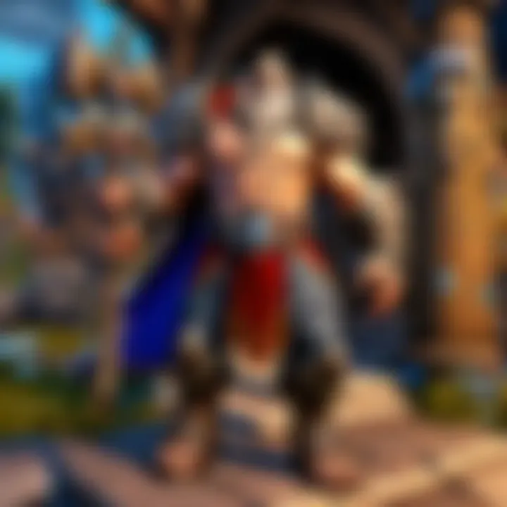 A character in World of Warcraft reaching max level