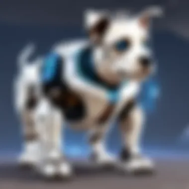 Mechanical Puppy Companion in Blizzard Game