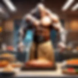 A modern blast chiller in a professional kitchen