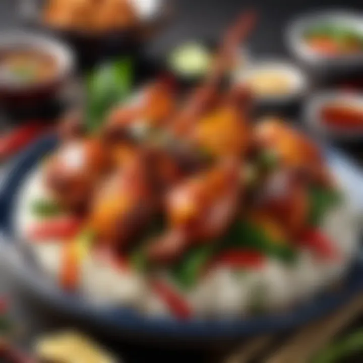 Modern Fusion Szechuan Chicken Dish
