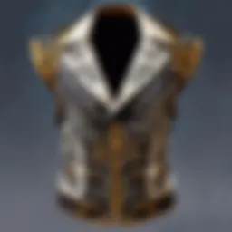 Detailed view of the Mystic Vest showcasing its intricate design.