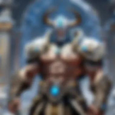Enigmatic Realm of Divine Influence Mystical Blizzard Game Environment