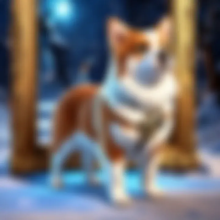 Mystical Companion pet frame in Blizzard game