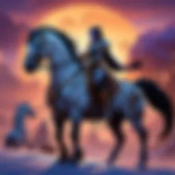 Mystical Steed Embracing Twilight