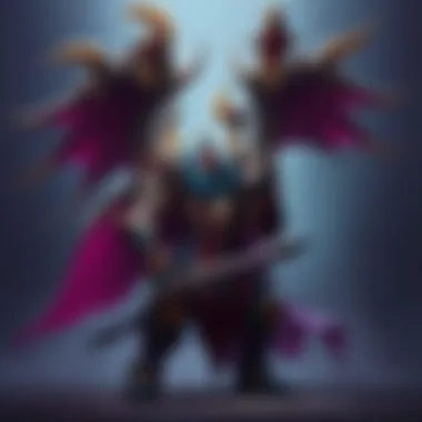 Impact of Mythic Runs on Gameplay Dynamics A conceptual artwork showcasing the impact of mythic runs on gameplay dynamics