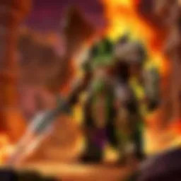 An epic arena battle scene showcasing intense action and strategy in World of Warcraft.