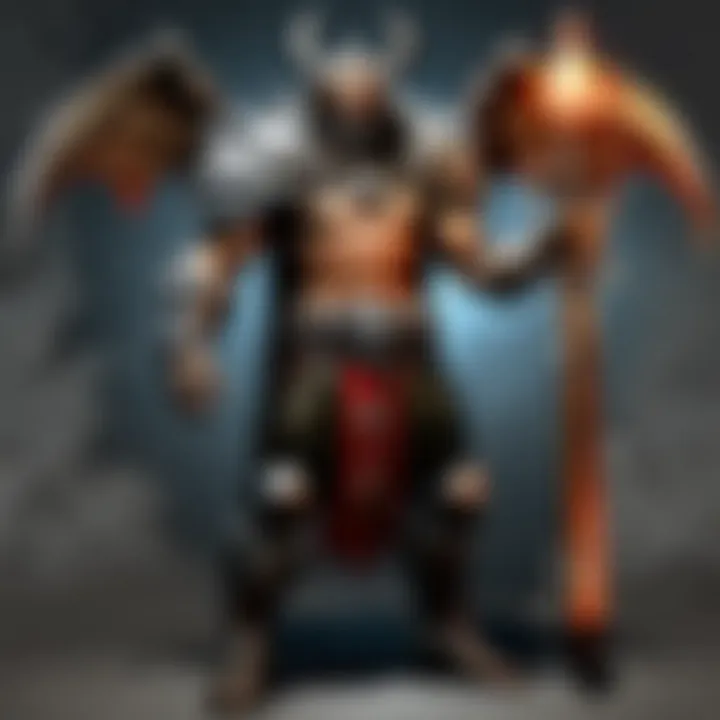 Illustration of unique gear items in Diablo 2