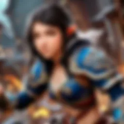 A thrilling moment in WoW Poki gameplay showcasing intense action.