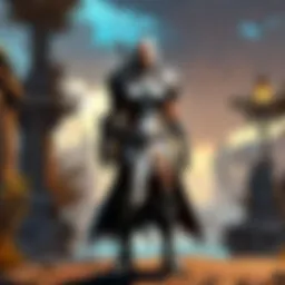 A character in WoW Shadowlands leveling up with an XP boost