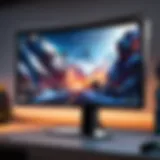 Sleek Gaming Monitor Design