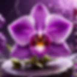 Orchid Bloom Purple Gemstone