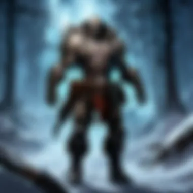 Shadowed Peril Illustration showing a person surrounded by looming shadows of danger