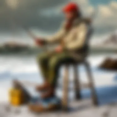 Ultimate Mobility for Anglers Portable Fisherman's Stool