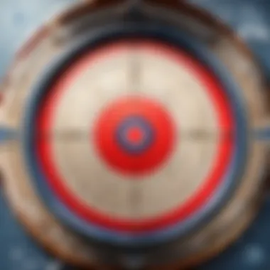 Detailed Design of a Punching Target A close-up of a punching target displaying detailed texture and design