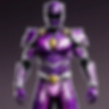 Purple Power Ranger Suit Design Details