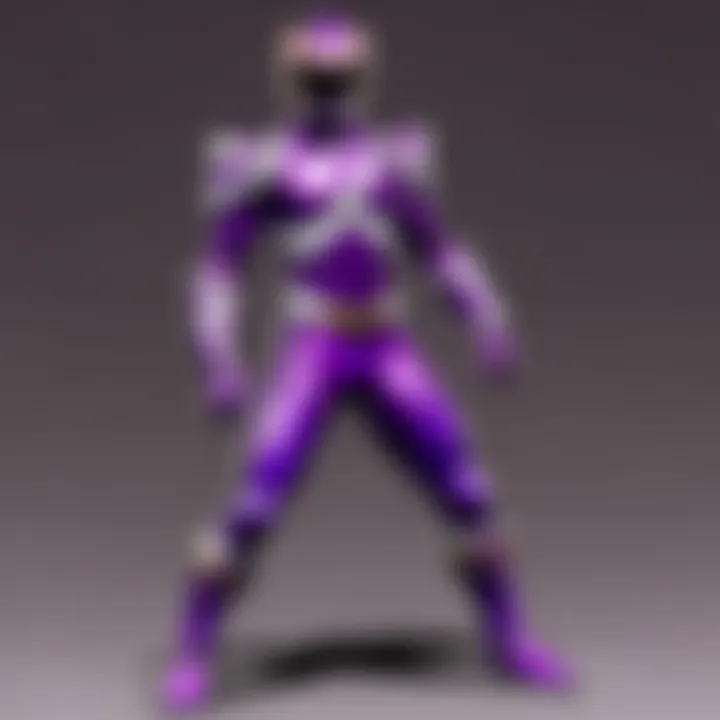 Evolution of Purple Power Ranger Costume in Pop Culture