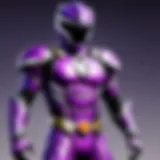 Mighty Morphing Power Rangers Purple Costume