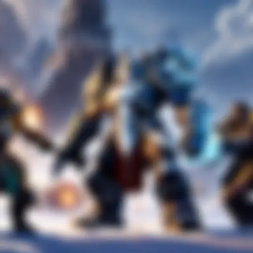Epic raid encounter showcasing teamwork and strategy