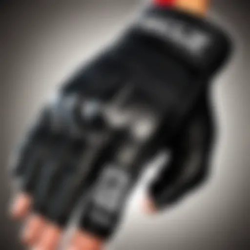 Rogue Fitness gloves showcasing their sleek design and quality stitching.
