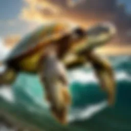 Sea Turtle Mount in Blizzard Games