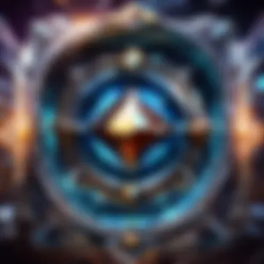 Thematic Elements in Shadow Diamond Slot Artistic rendition of the Shadow Diamond theme