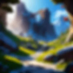 A mystical landscape of Shadow Glen showcasing its enchanting environment