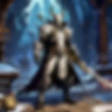 A visual representation of the lore and background story of shadowcasters across various Blizzard games.