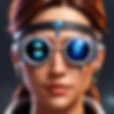 Social Media Influence on Bling Eyepatch Popularity A vibrant social media post showcasing individuals wearing bling eyepatches.