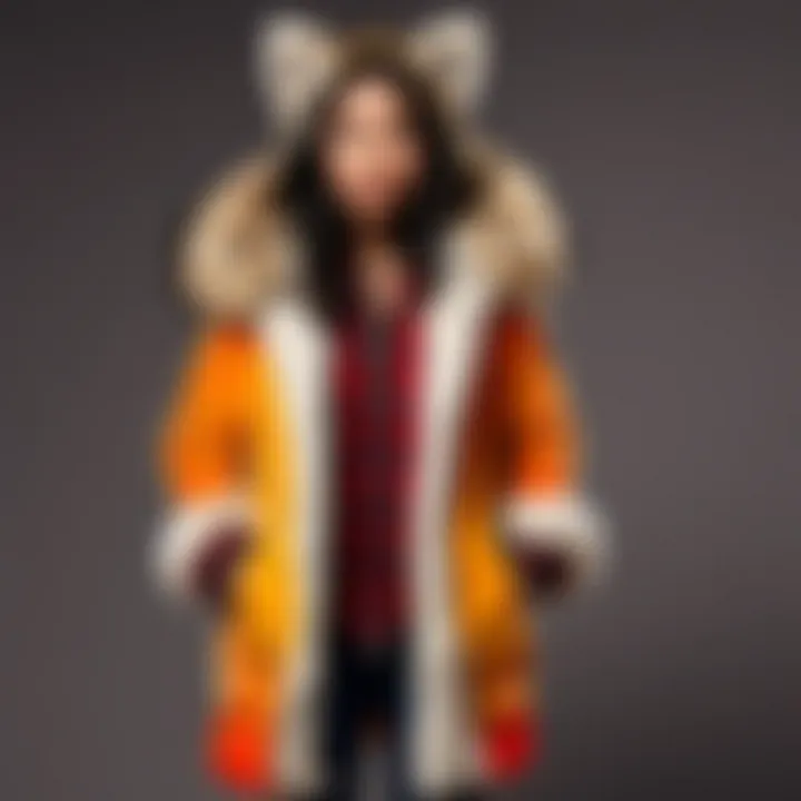 An array of Spirithoods coats in various designs, illustrating their market diversity.