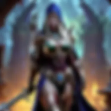 Mystical Elegance of Sylvanas' Enigmatic Aura