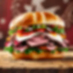 Tantalizing Roast Beef Sandwich with Horseradish Sauce