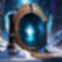 Mystical Portal Opening to Unknown Realms
