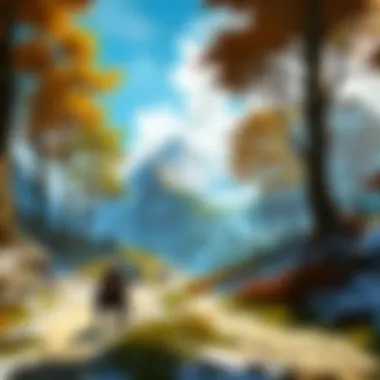 Exploring the Diverse Landscapes of Azeroth A scenic view of Azeroth showcasing diverse landscapes
