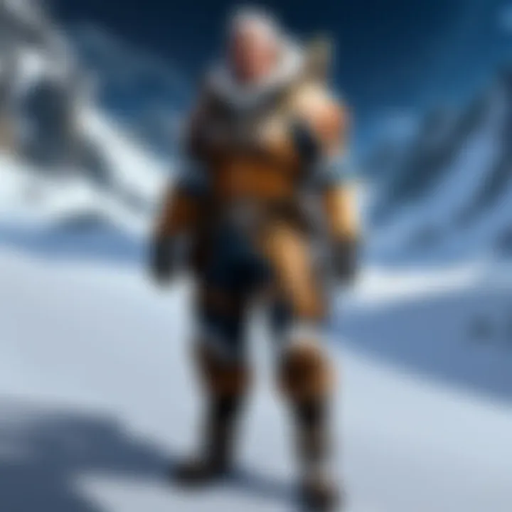 Graphical representation of character development through expedition packs.
