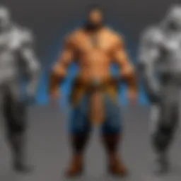 A historical timeline showcasing the evolution of character creators in Blizzard games.