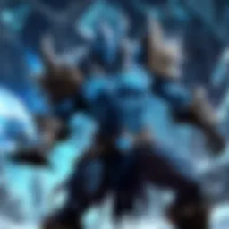 The Crystal Flayer in an epic battle scene