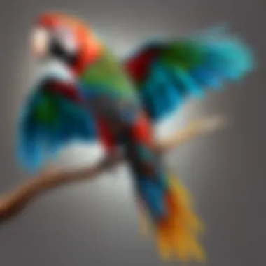 Market Prices of Macaw Species A chart illustrating the market prices of various macaw species