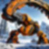Dynamic gameplay showcasing the EZ Claw Grapple in action