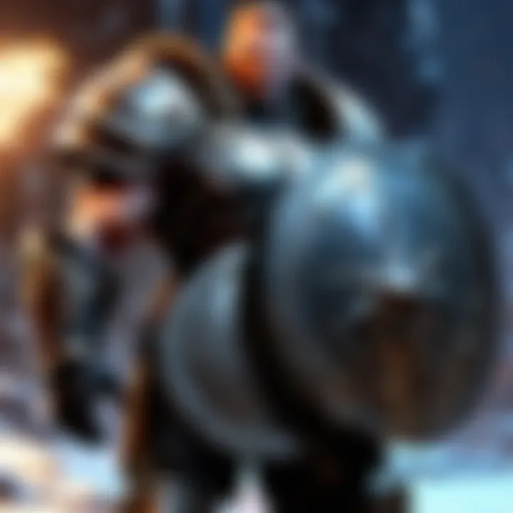 Strategic gameplay featuring the shield bearer