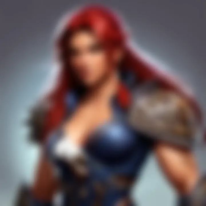Artistic depiction of the origins of wrath hair color